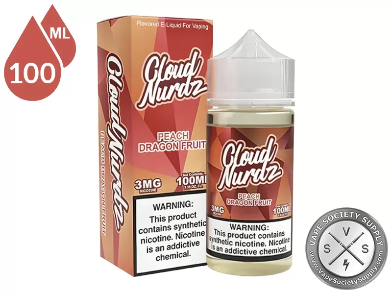 Peach Dragon Fruit by Cloud Nurdz 100ml - Vape Product, Vape Product (31C966) - Image 3