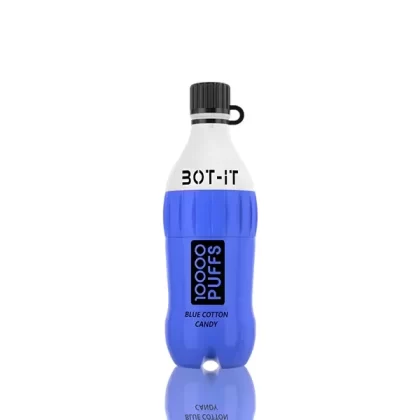 Bot-It 10000 Puffs Disposable 5-Pack - Blue Cotton Candy, Blue Razz Ice