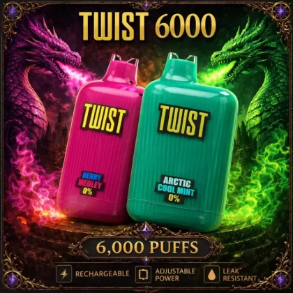 TWIST 6000 - Tropical Punch / 0% - Vapeciga