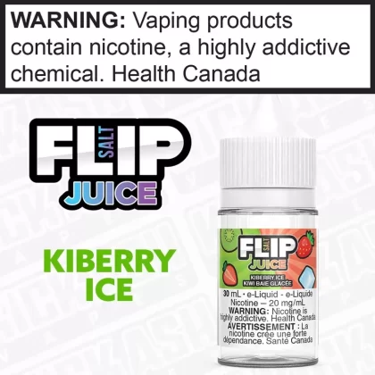 Kiberry Ice by Flip Juice Salt - Strength#20mg/mL 30mL -PROV & FED STAMP>12 mg/mL 30mL ON