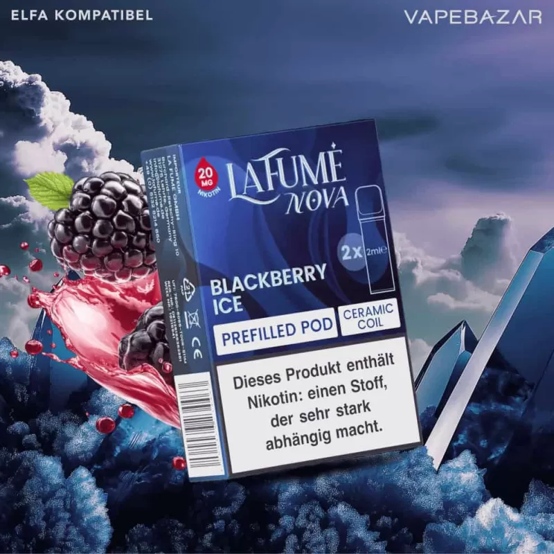 La Fume Nova Pods – Blackberry Ice (2er Pack) - La Fume / Propylenglykol / Aromastoffe / Nikotin / Glycerin