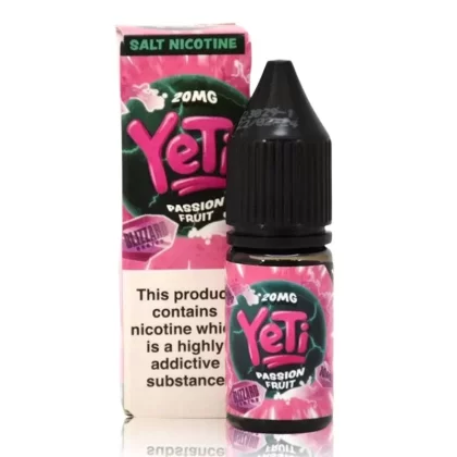 Blizzard Passion Fruit By Yeti Salt 10ml - Nicotine Strength#20mg (Salt)>10mg (Salt)>5mg (Salt)