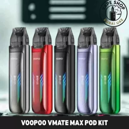 VOOPOO Vmate Max Pod Kit 1200mAh In Dubai - Dove Grey, Glacier Silver