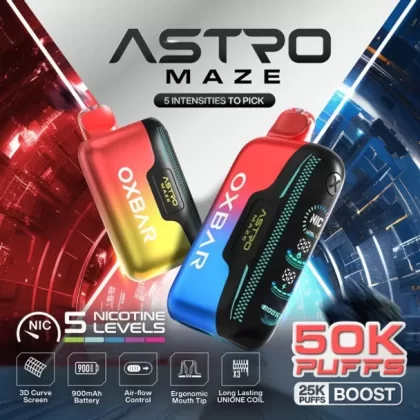 OXBAR Astro Maze 50K - Red Punch Slushy - Skullvaping