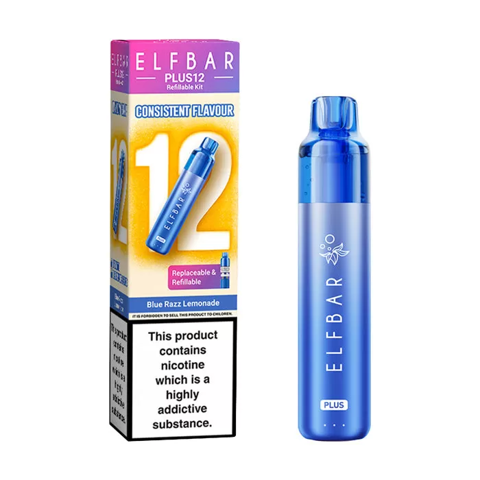 Elf Bar Plus 12 Prefilled Pod Kit - Peach Ice - Ukecigstore - Image 3