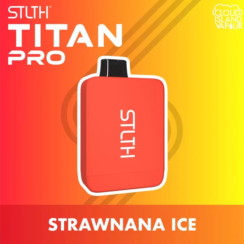 STLTH TITAN PRO Disposable Vape – Strawnana Ice