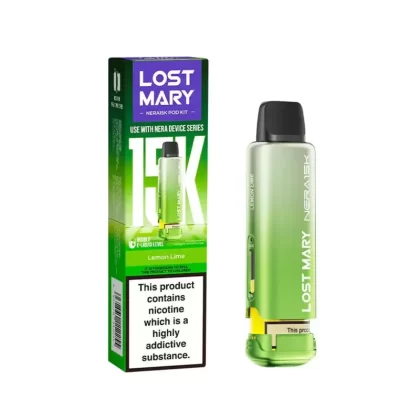 Lemon Lime Lost Mary Nera 15K Prefilled Pods