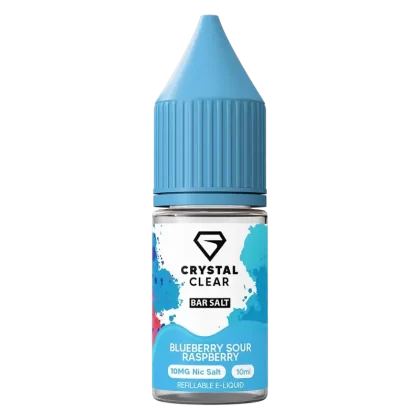 Crystal Clear Blueberry Sour Raspberry Nic Salt 10ml