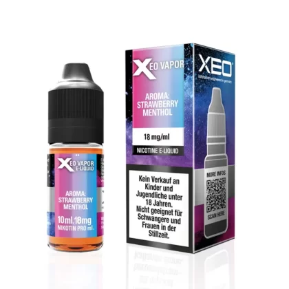 XEO Xtreme Vapor Strawberry Mentol 10ml – e-juice med nikotin