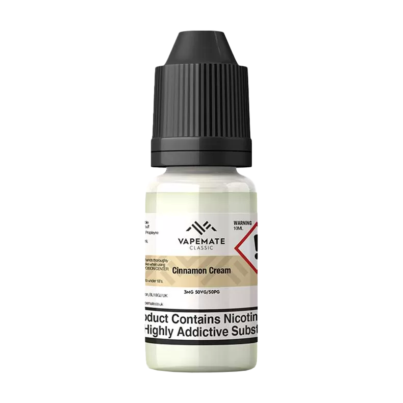Vapemate Classic Cinnamon Cream 10ml - 12mg (Discontinued)