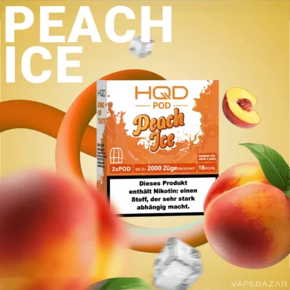 HQD Cirak 2 Pods – Peach Ice - HQD Cirak / Nein / 2ml / 18mg/ml
