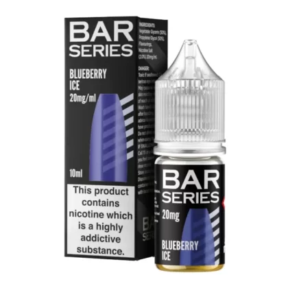 Blueberry Ice Nic Salt E-Liquid by Bar Series (10ml) - 10mg