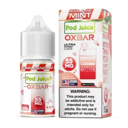 Pod Juice X Oxbar Salts | Jewel Cane Mint