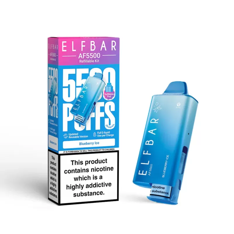 Elf Bar AF5500 Prefilled Pod Kit - Cherry Ice - Image 2
