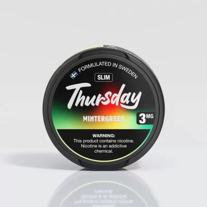 Thursday Nicotine Pouches – Wintergreen