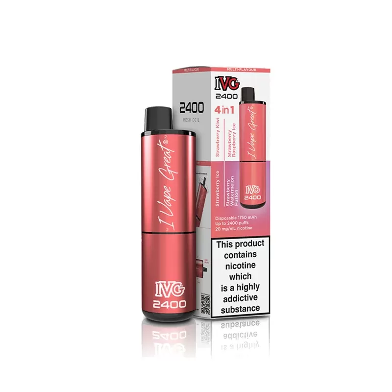 IVG Strawberry Edition 2400 Puffs (4 in 1)