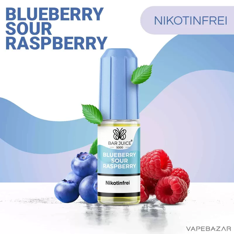 Bar Juice 5000 – Blueberry Sour Raspberry – Nikotinfrei - Vapebazar