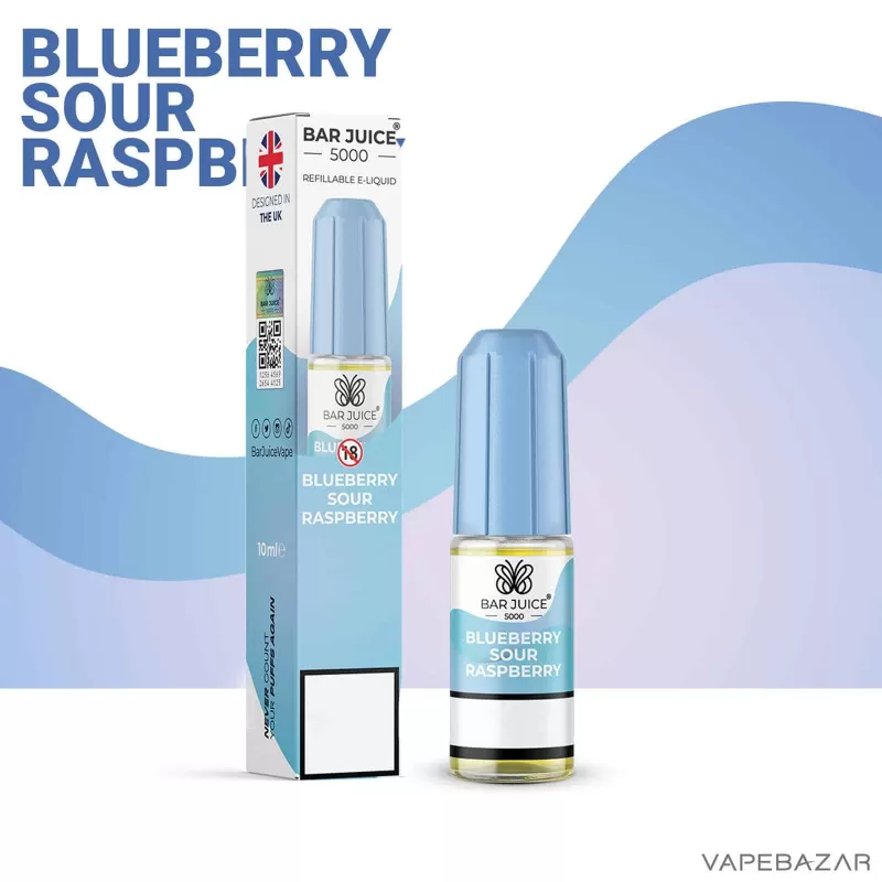Bar Juice 5000 – Blueberry Sour Raspberry – Nikotinfrei - Vapebazar - Image 2