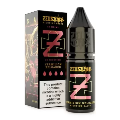 Vermilion Reloaded Nic Salt E-Liquid by Zeus Juice (10ml) - 20mg