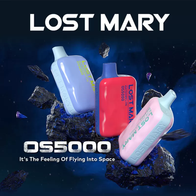 Lost Mary OS5000 Rechargeable Disposable Vape - Strawberry Mango