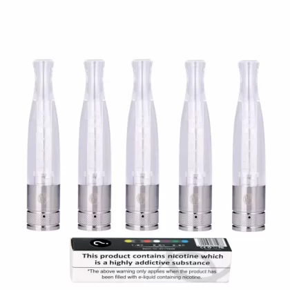 GS H2s Dual Coil Atomizer 1.5ml -2.0 Ohm – Clear - Vapestorm Co