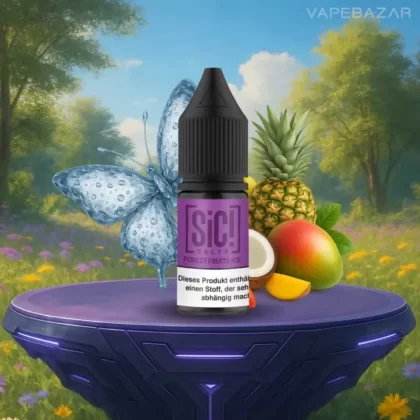 SiC! Nikotinsalz Liquid – Forest Fruit Ice 20mg/ml Nikotin - SIC! SALTS / Beeren Mix / Ice / 20mg/ml / Propylenglykol / pflanzliches Glycerin / Glycerin / Nikotinsalz / Aromen