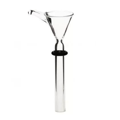 Bowl | Funnel Slider Bowl w/ Handle | 3″ – 8mm – Clear - Ejuicewarehouse