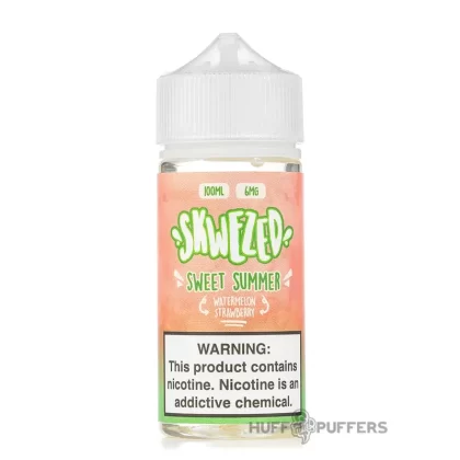 Skwezed – Watermelon Strawberry (Sweet Summer) 100mL - Nicotine Strength#0mg>3mg>6mg