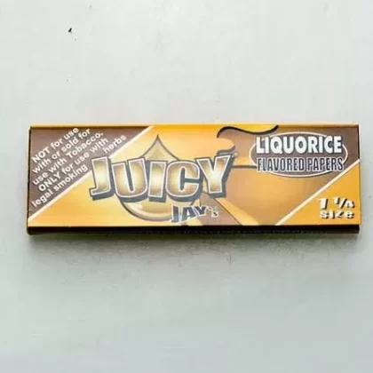 Juicy Jay’s 1 1/4 Liquorice Flavoured Papers