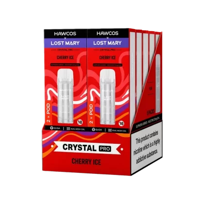 Hawcos x Lost Mary Crystal Pro Prefilled Pods Box of 10