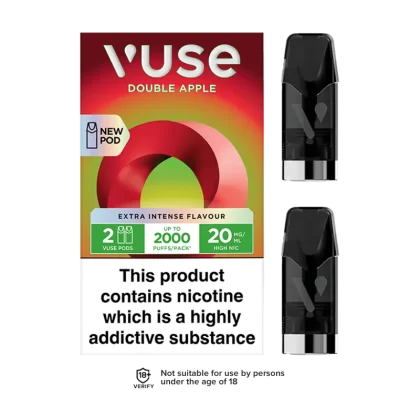 Double Apple Vuse Pro Pods - 20mg - Vape Product (C632ED)