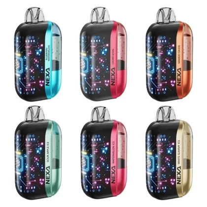 NEXA Ultra 2 50K Disposable Vape - Georgia Peach Ice, Blueberry Watermelon