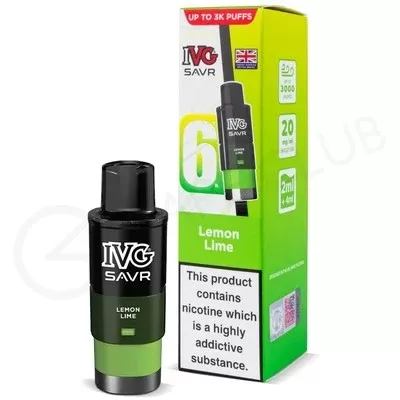 Lemon Lime IVG Savr Refill Pack - Ecigpremium