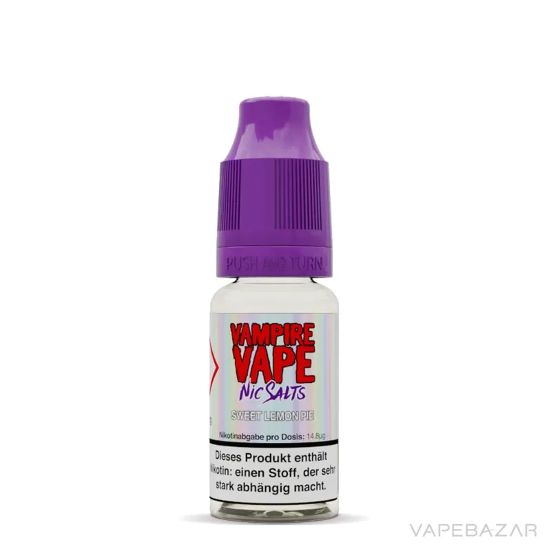 Vampire Vape Nic Salts – Sweet Lemon Pie - Vapebazar - Image 3