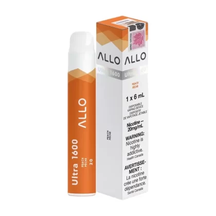 ALLO Ultra 1600 Disposable Vape – Peach