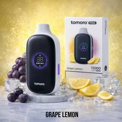 Grape Lemon – TOMORO MAX - TOMORO / Non-rechargeable / Large / Grape / Lemon / Lime