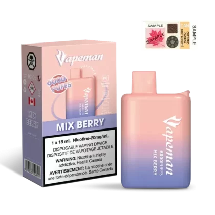 VAPEMAN 6000 – MIX BERRY