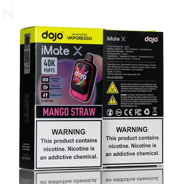 Vaporesso DOJO iMate X 40K Disposable Kit - Blue Razz Ice - Image 3