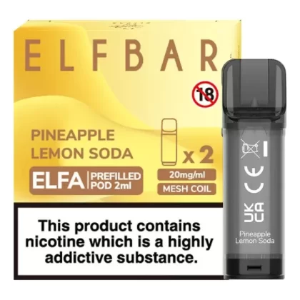 PINEAPPLE LEMON SODA ELF BAR ELFA PREFILLED POD - Eliquidsupply