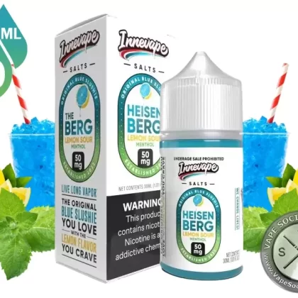Heisenberg Lemon Sour Menthol Innevape Salts 30ml - Vape Product, Vape Product