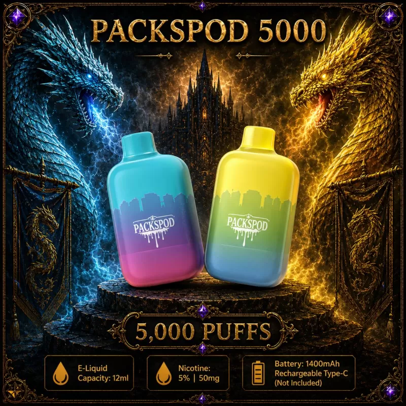 Packspod 5000 - Blueberry Cereal Donut Milk (BLK Series)