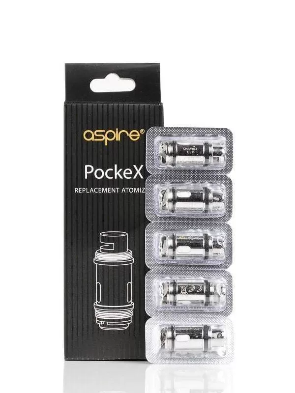 Aspire PockeX Coils (5 Pack) - 0.6ohm, 1.2ohm - Image 2