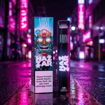 MBM Einweg Vape – Hazzar - Limette / Limonade / Drachenfrucht