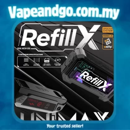 Refillx Empty Cartridge (Compatible with Unplug / Offgrid) - Vapeandgo Com My