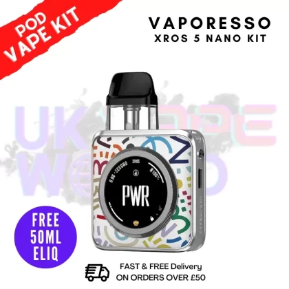 Color Burst Vaporesso Xros 5 NANO Pod Kit + 50mL Eliquid