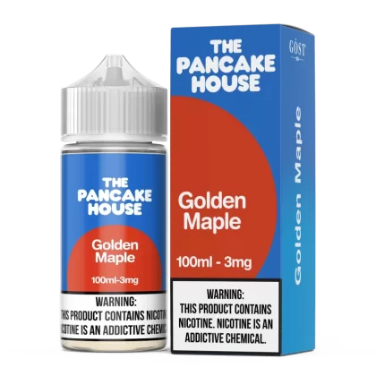 THE PANCAKE HOUSE by GOST VAPOR - Golden Maple - 100ML E-Liquid - 0MG