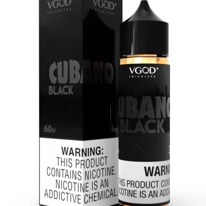 VGOD CUBANO BLACK E-LIQUID 60ML – 3/6/12/18MG - Vape Product, Vape Product