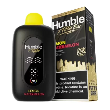 Lemon Watermelon Disposable Vape (20000 Puffs) by Humble x Fifty Bar