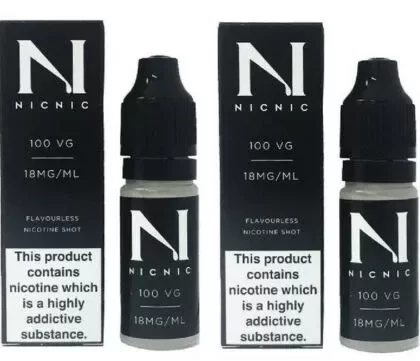 Nicotine Shots by NicNic – 18mg Nic Shot 100VG
