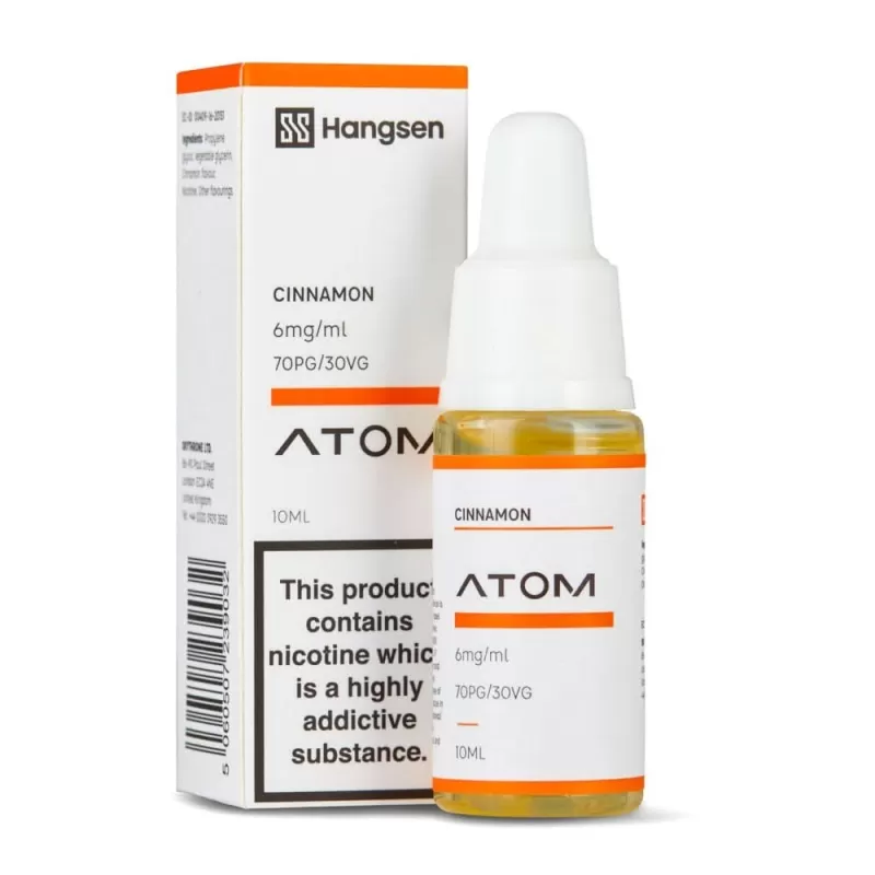 Cinnamon E-Liquid Atom Series by Hangsen (10ml) - Vapekit Co